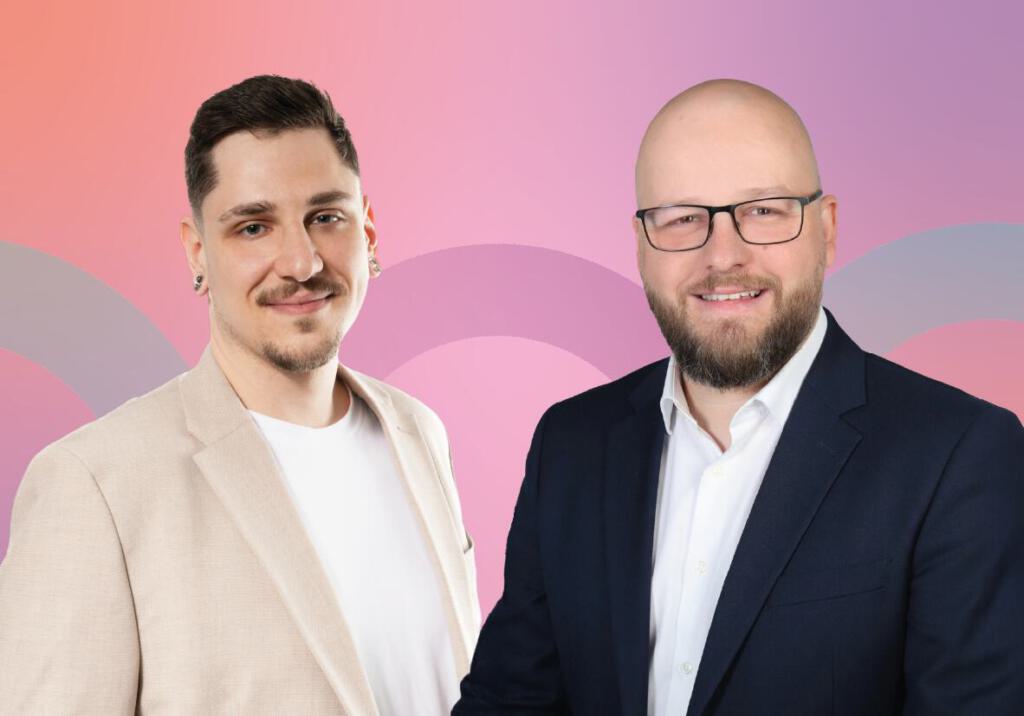 Neue Mitarbeiter von OPA: Vertriebler Dustin Herrmann und Entwickler Rainer Zaddach